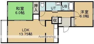 シャルム富岡【3階】の間取り